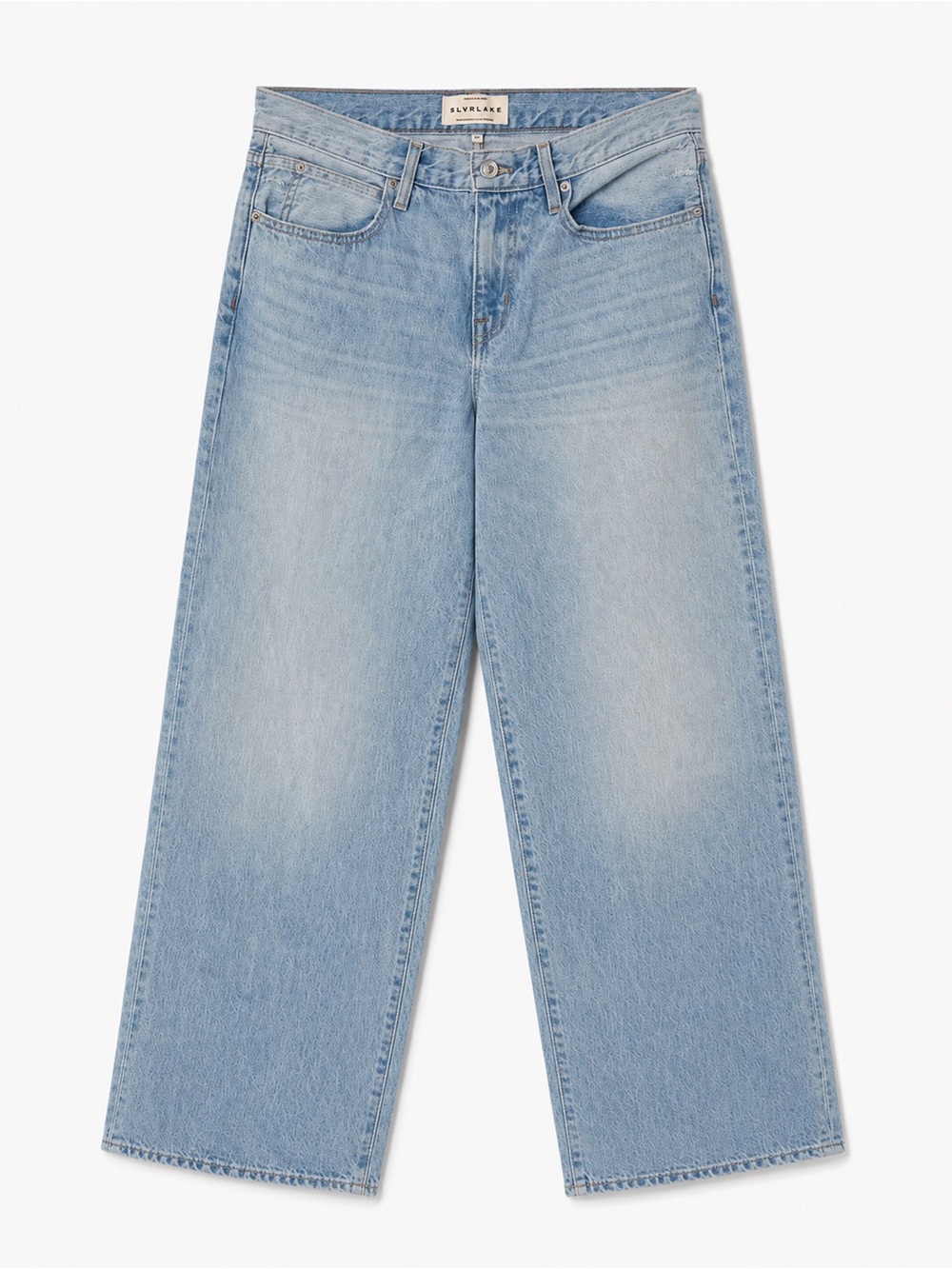 SLVRLAKE Light Wash Wide-Leg Jeans